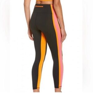 IVL Collective ~ Engineered Stripe Color Block High Rise Legging sz 4